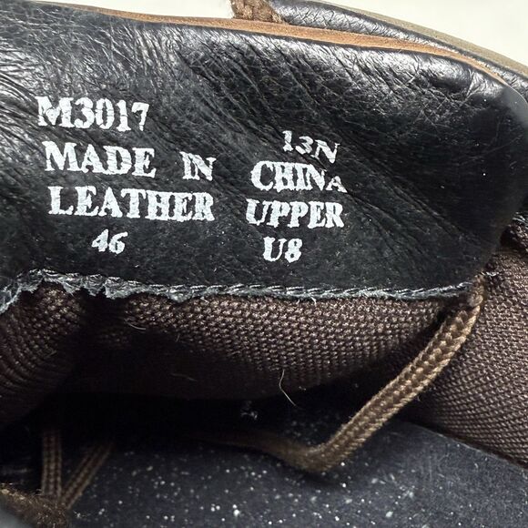 Rockport Waterproof Chukka Boots Mens 13 N Narrow Brown Leather Preppy Gorpcore - Picture 13 of 16